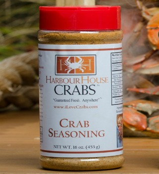 Harbour House Crabs Crab Seasoning, 16 oz shaker jar with red lid