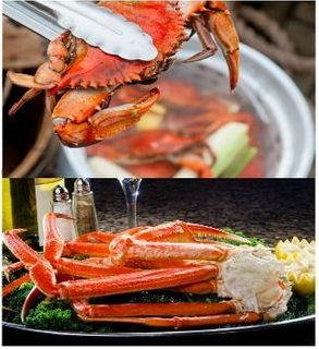 All Inclusive - Crab Lovers Combo - 1 Dozen Medium Crabs, 3 lbs Snow Crab Large, 1 Mallet