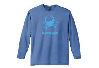 iLoveCrabs Collection - Light Blue Long Sleeve T