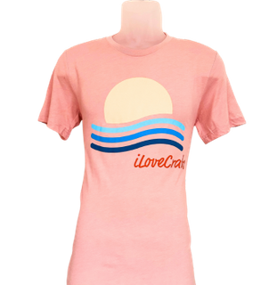 iLoveCrabs Collection - Summer T Shirt  - Pink