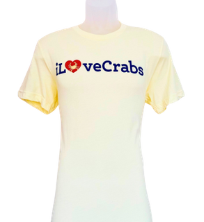 iLoveCrabs Collection - Summer T Shirt  - Yellow