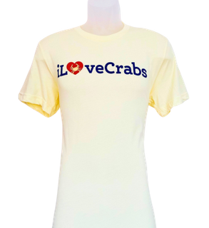 iLoveCrabs Collection - Summer T Shirt  - Yellow