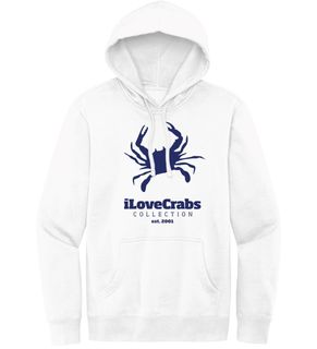 iLoveCrabs Collection - White Hoodie Sweatshirt