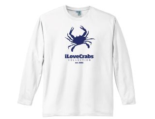 iLoveCrabs Collection - White Long Sleeve T