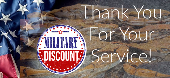 Crab and Seafood Online Military Discount